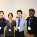 Business Professional's of America Group of five students smiling