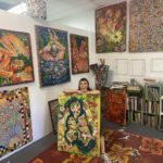 The artist Liv Aanrud in her studio Gallery