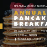 SNA Pancake Breakfast April 1, 2023 at Gloria Dei Lutheran Church from 8:30 a.m. to noon.